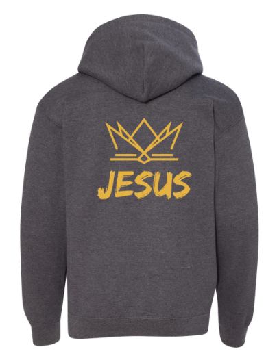 "Jesus Is King"Heavy Blend Hooded Sweatshirt image 0