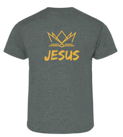 "Jesus Is King" Softstyle® Youth T-Shirt image 0
