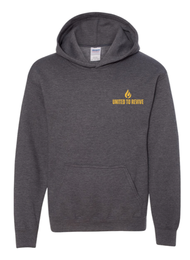"Jesus Is King"Heavy Blend Youth Hooded Sweatshirt image 1