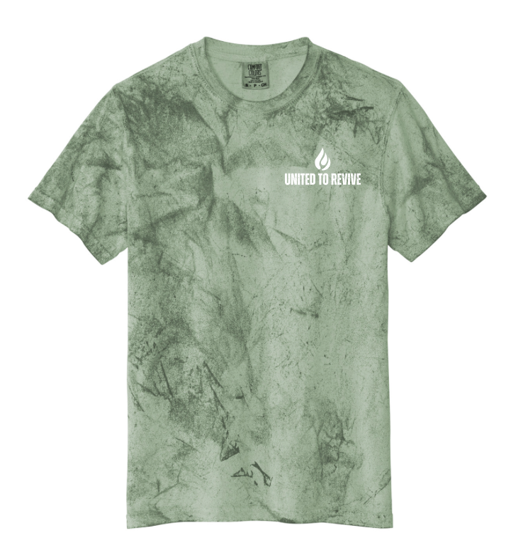 "JESUS SET ME FREE" TEE COLORBLAST