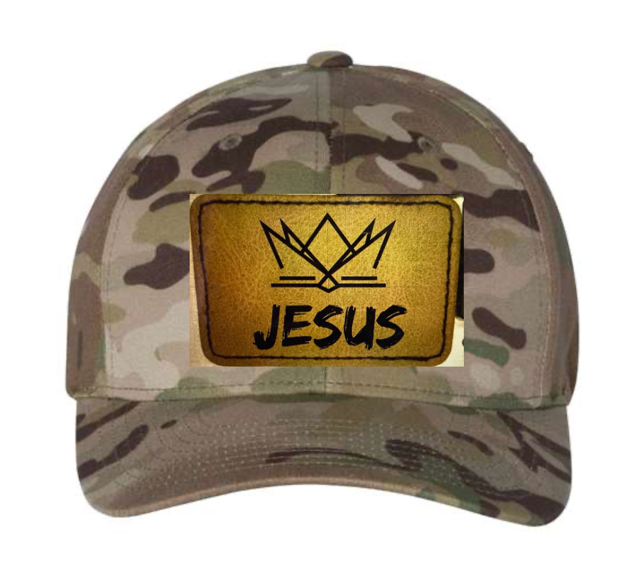 "JESUS" Flexfit Camo Hat