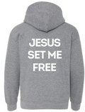 "JESUS SET ME FREE" Heavy Blend Hooded Sweatshirt image 0