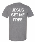 "JESUS SET ME FREE" SoftStyle T-Shirt image 0