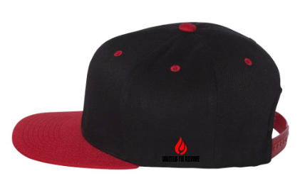 Name Above All - Yeshua in Hebrew Wool Blend Flat Bill Snapback Cap image 1