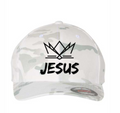 "JESUS" Flexfit Alpine Camo Hat